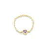 anello catena cuore Anello Zaffiro Cuore