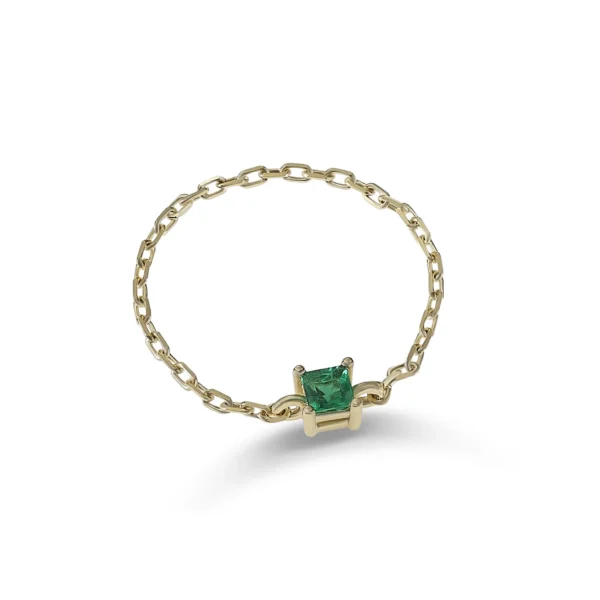anello catena smeraldo princess Anello Smeraldo Princess