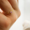 heartring (1 of 1) Anello Zaffiro Cuore