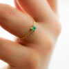 princess cut insta (1 of 1) Anello Smeraldo Princess