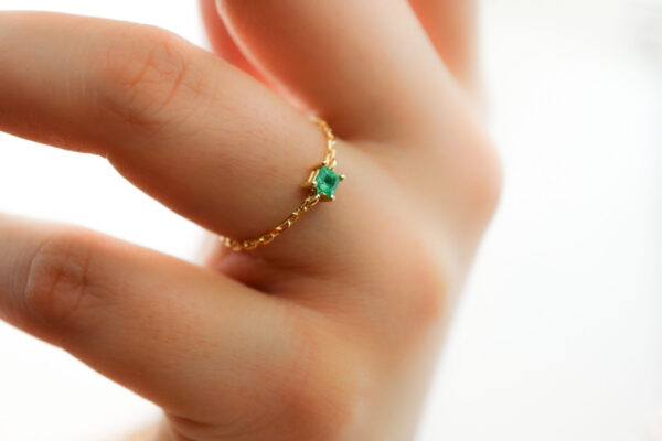 princess cut insta (1 of 1) Anello Smeraldo Princess